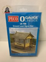 Peco LK-709 Wooden Ground Level Signal Box Lineside Kit - O Gauge