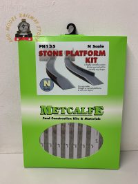 Metcalfe PN135 Stone Platform Card Kit - N Gauge