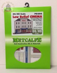 Metcalfe PO206 Low Relief Cinema & Shops - OO Gauge