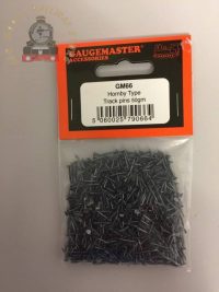 Gaugemaster GM66 Hornby Type Track Pins 10mm Contents: over 500 pins