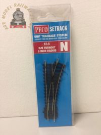 Peco ST-5 Setrack Right Hand Point - N Gauge