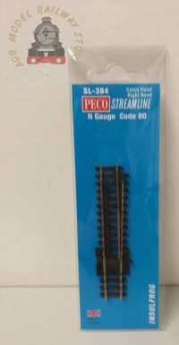 Peco SL-384 Code 80 Insulfrog Right Hand Catch Point - N Gauge