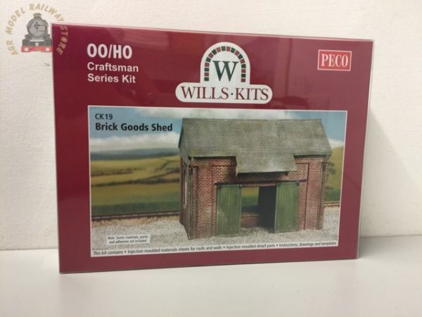 Wills CK19 Brick Goods Shed with Loading Dock - OO Gauge