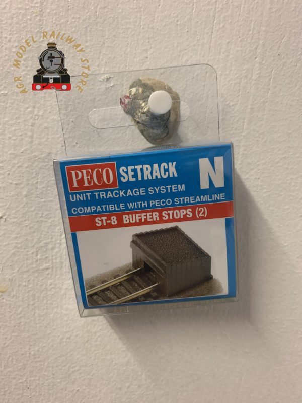 Peco ST-8 Setrack Buffer Stop (2) - N Gauge
