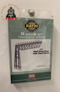 Ratio 241 Truss Girder Bridge span and single trestle - N Gauge