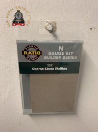 Ratio 302 Building Sheet - Coarse Stone walling - N Gauge