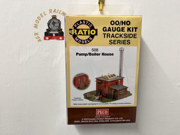 Ratio 508 Pumphouse / Boiler House with chimney - OO Gauge