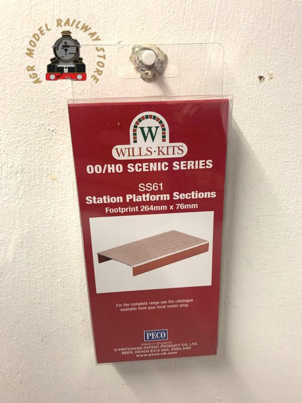 Wills SS61 Station Platform Sections - OO Gauge