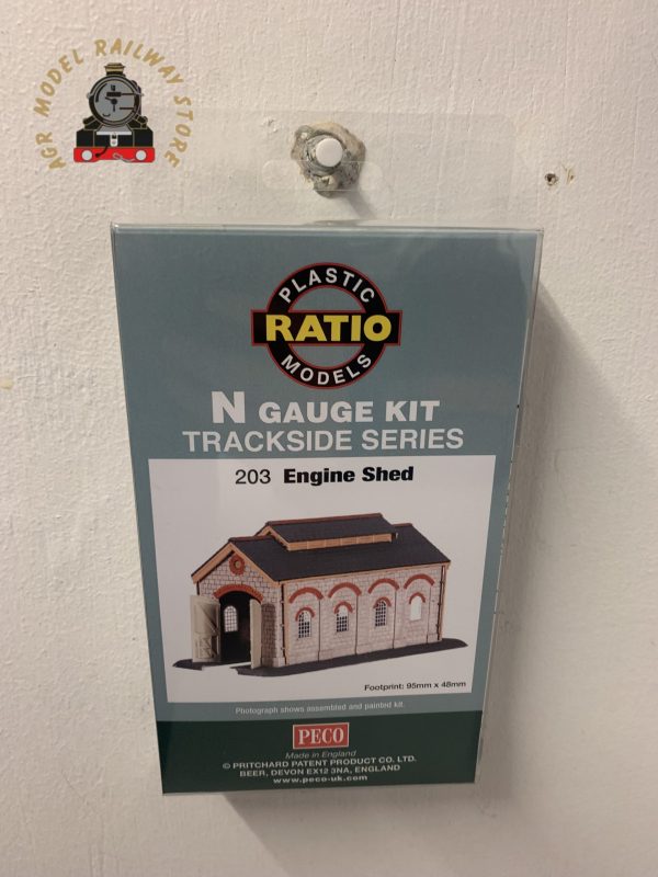 Ratio 203 Single Stone Engine Shed Plastic Kit - N Gauge