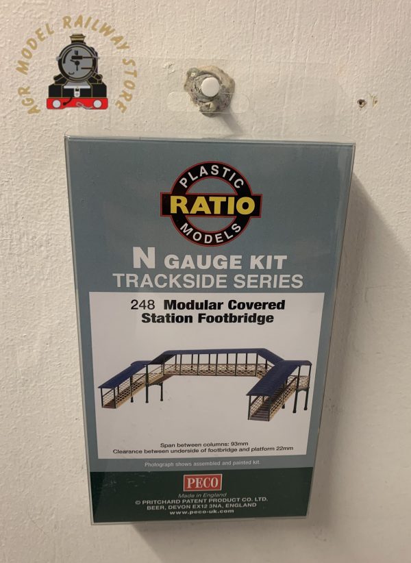 Ratio 248 Modular Covered Footbridge - N Gauge