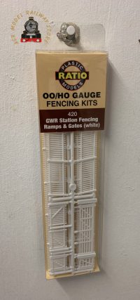 Ratio 420 GWR Station Fencing, ramps & Gate - OO Gauge