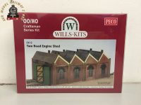 Wills CK12 Two Road Engine Shed Sawtooth Design - OO Gauge