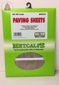 Metcalfe M0055 Paving Sheets (8 x A4 size) - OO Gauge