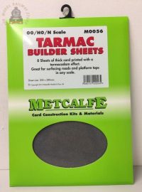 Metcalfe M0056 Tarmac Sheets (8 x A4 size) - OO Gauge