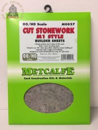 Metcalfe M0057 Cut Stonework M1 Style - OO Gauge