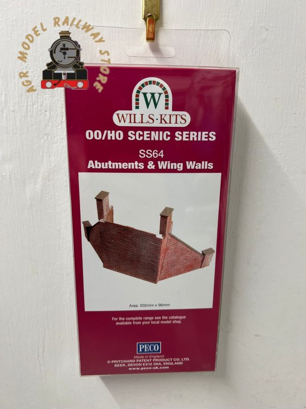 Wills SS64 Abutments with Wing Walls - OO Gauge