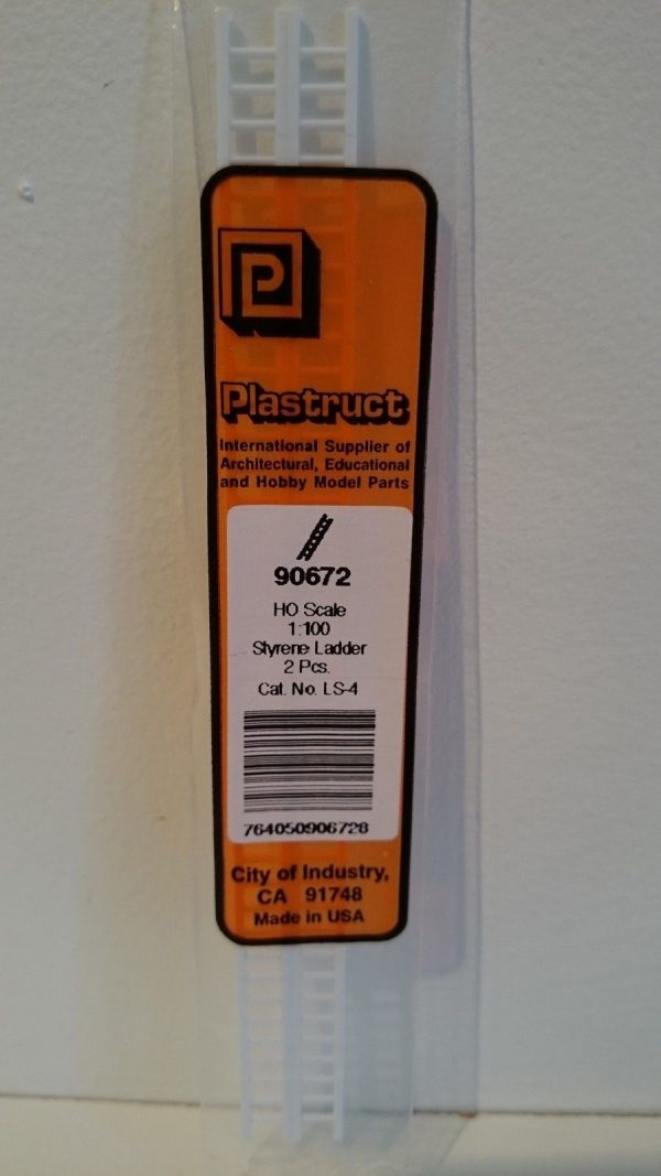 Plastruct LS-4P LS-4P - LADDER WHITE STYRENE 1:100 (2)