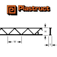 Plastruct OWTS-4P OWTS-4P - 3.2 x 4.8 x 150mm TRUSS (2)