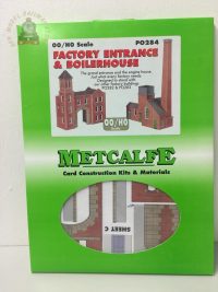 Metcalfe PO284 Boilerhouse with Chimney and Factory Entrance - OO Gauge