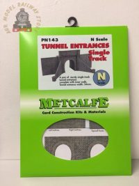 Metcalfe PN143 Single Track Tunnel Entrances (2) - N Gauge