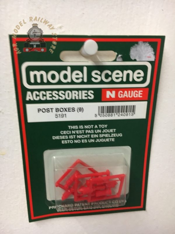 Modelscene 5191 Post Boxes - N Gauge