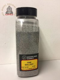 Woodland Scenics B1393 Ballast - Fine Grey Blend Shaker Bottle