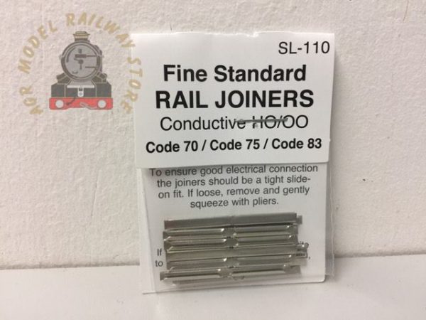 Peco SL-110 Nickel Silver Code 75 (Finescale) Rail Joiners (24)