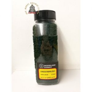 Woodland Scenics FC1637 Underbrush Clump Foliage - Dark Green Shaker Bottle
