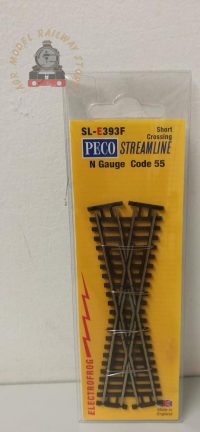 Peco SL-E393F Code 55 Electrofrog Short Crossing