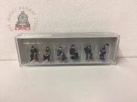 Preiser 10351 Seated Industrial Workers/Dockers (6) - OO/HO Gauge