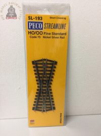 Peco SL-193 Code 75 (Finescale) Short Crossing