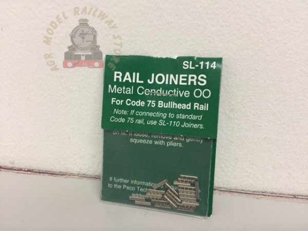 Peco SL-114 Code 75 Bullhead Rail Joiners