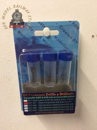 DCC Concepts DCT-D357 10 each 0.3/0.5/0.7mm Drills