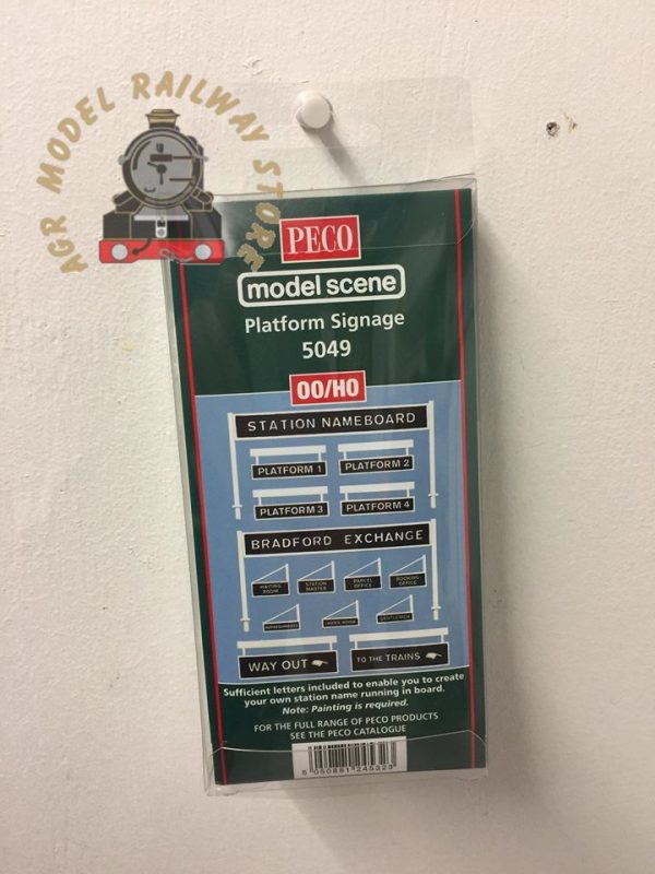 Modelscene 5049 Platform Signage - OO Gauge