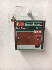 Modelscene 5044 Royal Mail Post Boxes (6) - OO Gauge