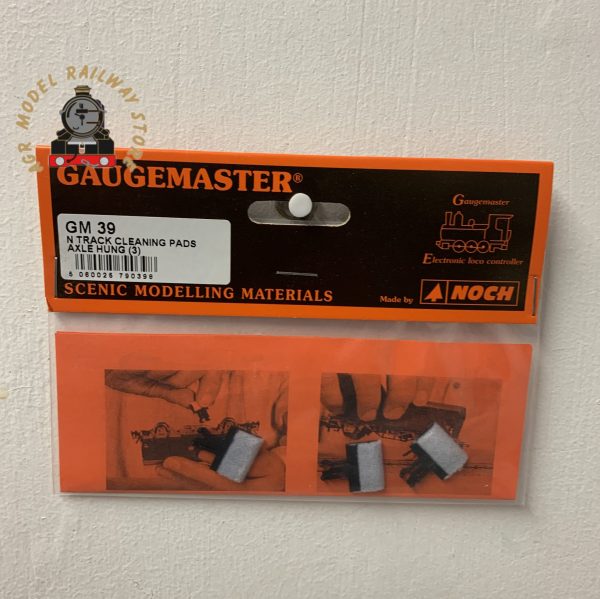 Gaugemaster GM39 Axle Hung Track Cleaning Pads - N Scale (3)