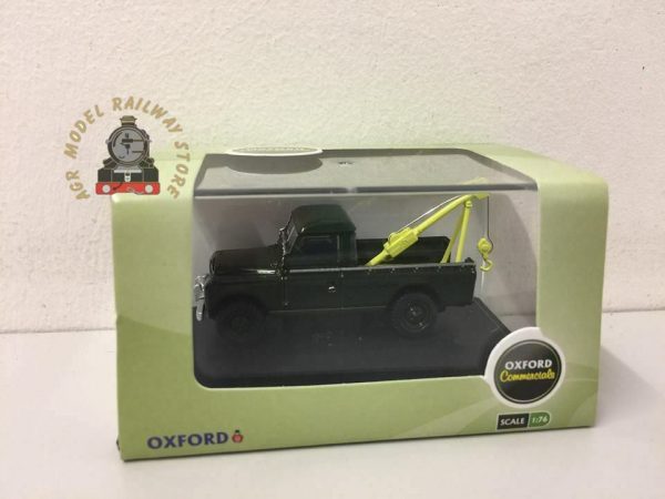 Oxford Diecast 76LAN2009 Land Rover Series II Tow Truck Bronze Green