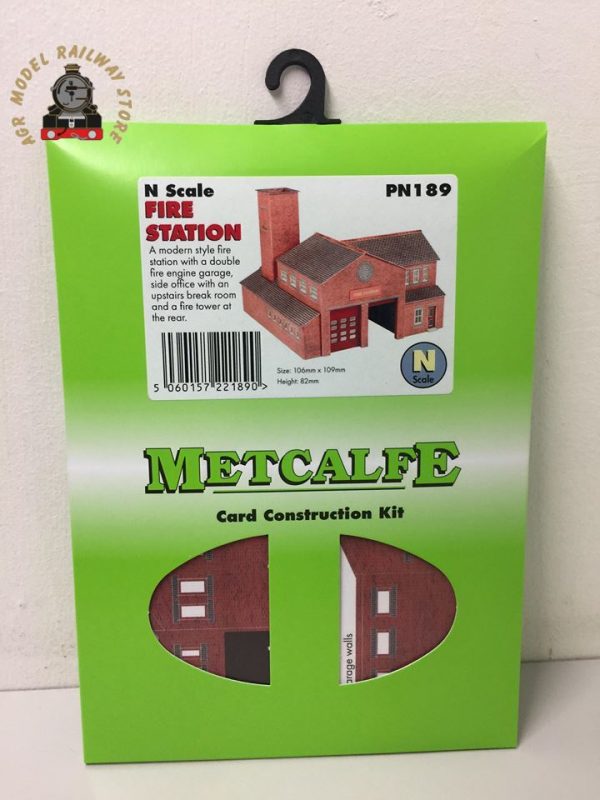 Metcalfe PN189 Modern Fire Station Card Kit - N Gauge