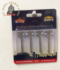 Bachmann 44-594 Scenecraft Southern Platform Lamps 4pcs (Pre-Built)