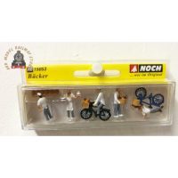 Noch 15053 Bakers (5) and Accessories Figure Set - HO / OO Gauge