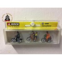 Noch 15898 Cyclists (3) and Accessories Figure Set - OO / HO Gauge