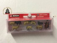 Noch 18210 Shepherd and Sheep (8) Hobby Figure Set - HO / OO Gauge