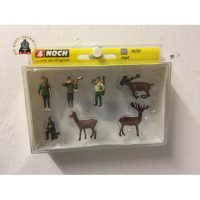 Noch 15731 Hunters (4) and Deer (3) Figure Set - HO / OO Gauge