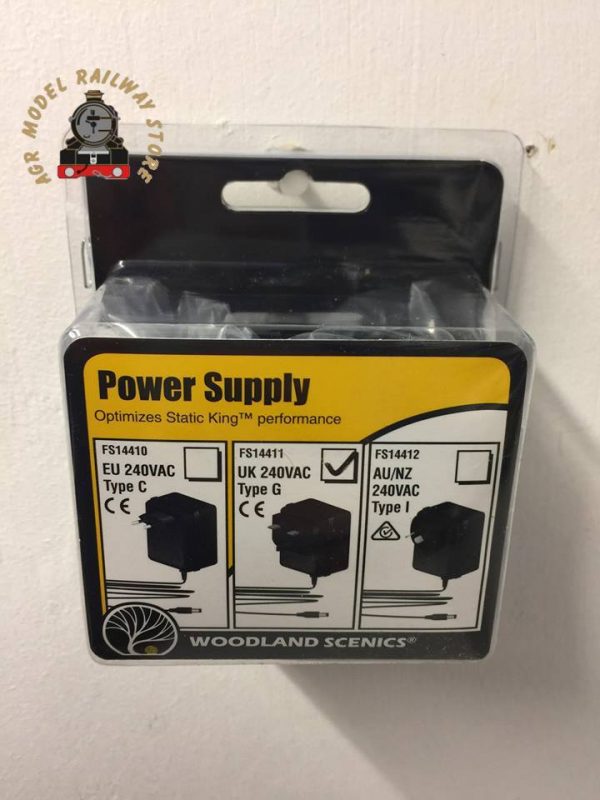 Woodland Scenics FS14411 Power Supply For Static King UK Plug