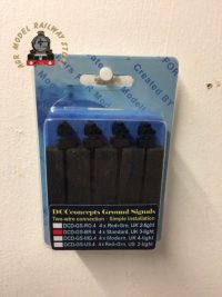 DCC Concepts DCD-GS-BR.4 Alpha-Mimic Ground Signals 3 Light Red/Green (4)