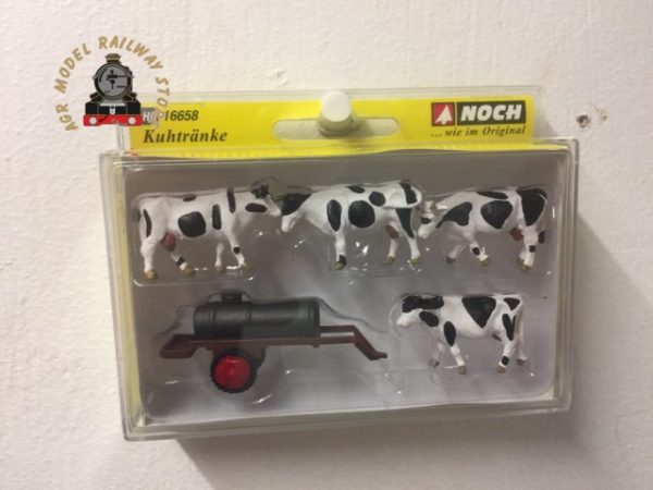 Noch 16658 Cows at Water Trough Country Scenes Set - HO/OO Gauge