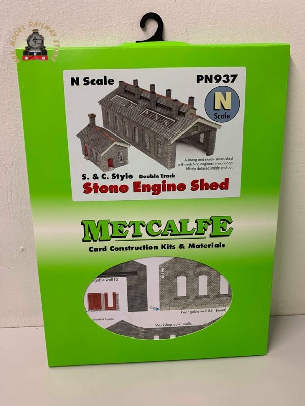 Metcalfe PN937 Settle & Carlisle Double Track Engine Shed Card Kit - N Gauge