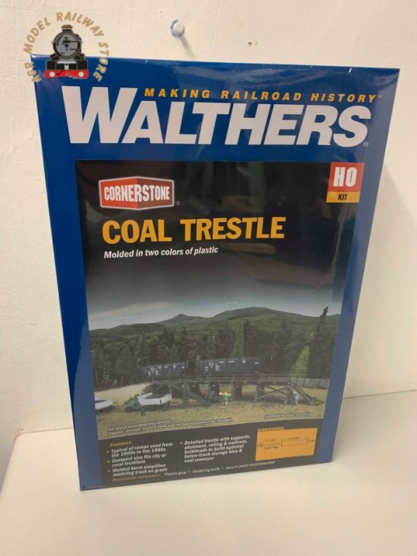 Walthers Cornerstone 933-4093 Coal Trestle Kit - OO / HO Gauge