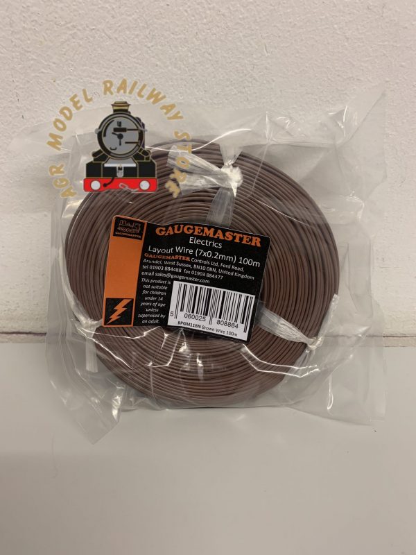 Gaugemaster BPGM11BN Brown Wire (7 x 0.2mm) 100m