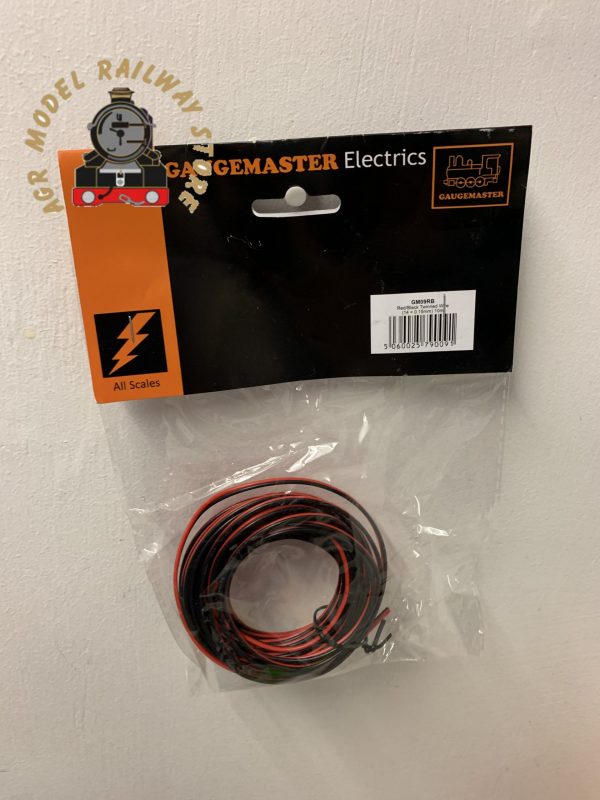 Gaugemaster GM09RB Red/Black Twinned Wire (14 x 0.15mm) 10m